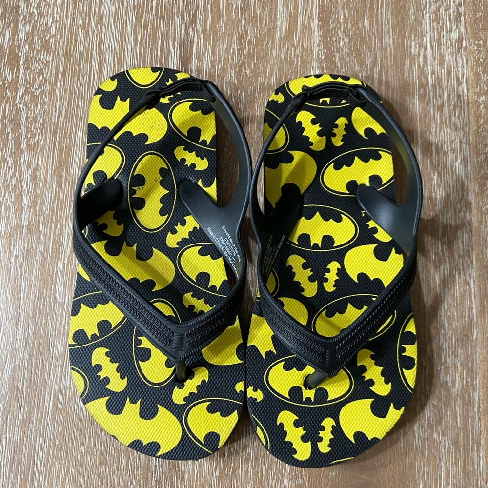 Batman Flip Flops